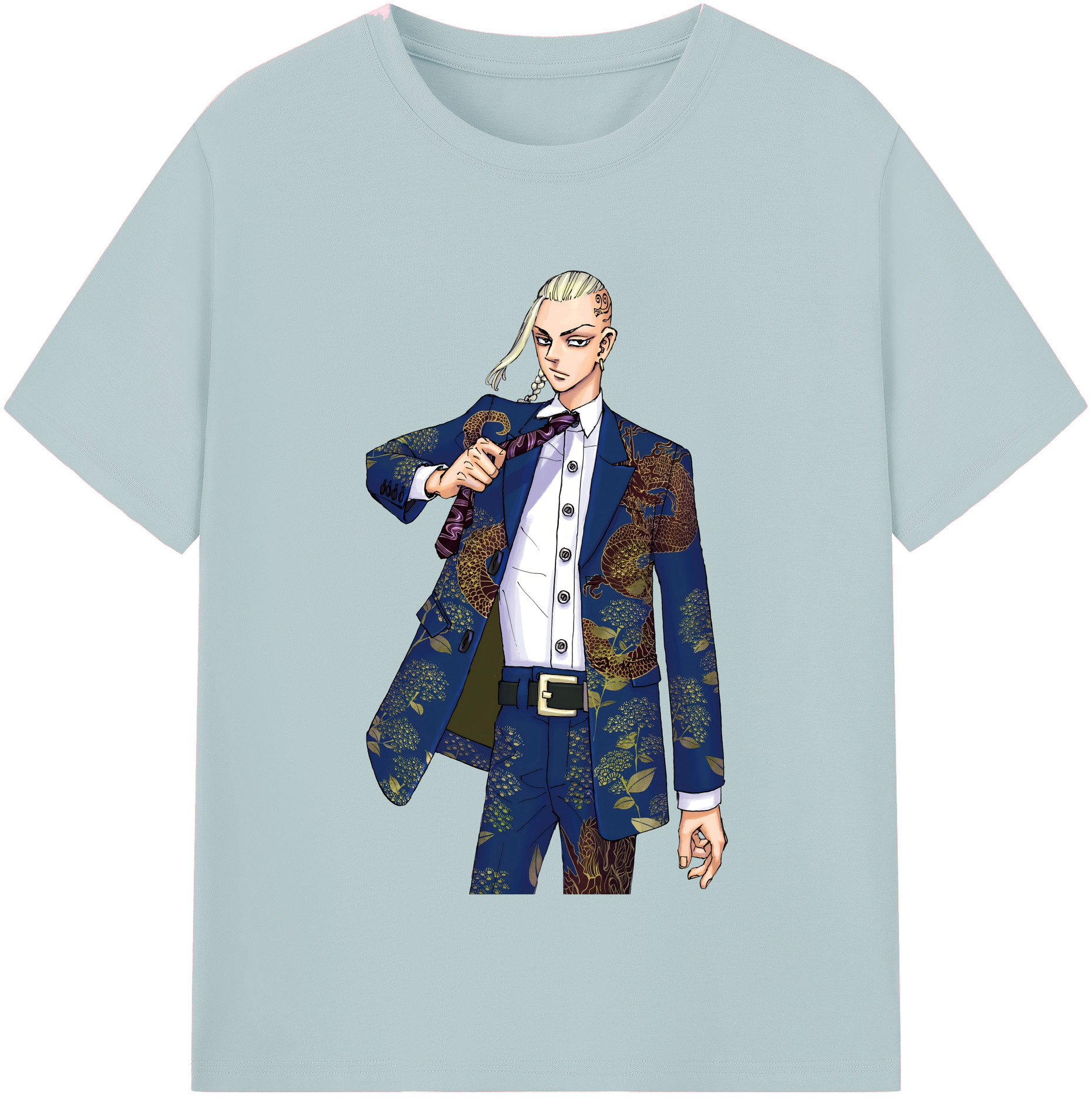 （画像用） 東京リベンジャーズ Tokyo Revengers 綿100％半袖Tシャツ（フロントプリント）